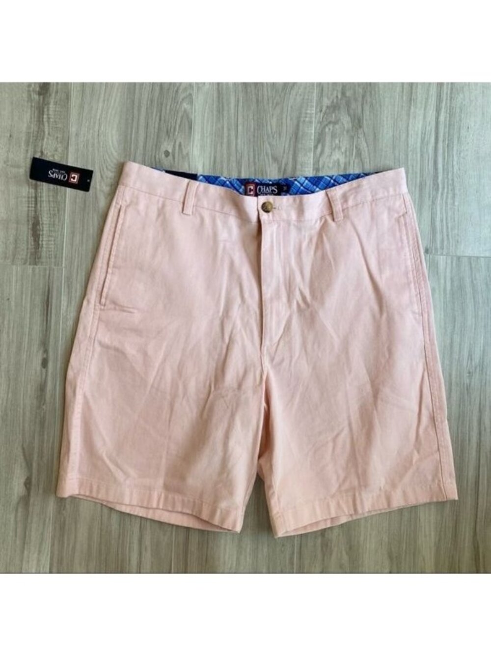 Chaps Flat Front Men's Shorts Pink